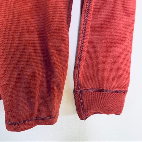 Eddie Bauer Orange Red Long Sleeve - Picture 3 of 4